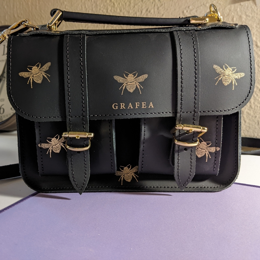 Bee mini satchel bag